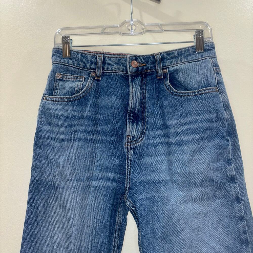 Free People We The Free High Waisted Straight Leg Jeans Women 28 Medium Wash - Picture 6 of 13